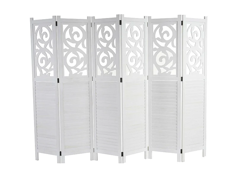 Paravent Izmir,  170x240cm, wit