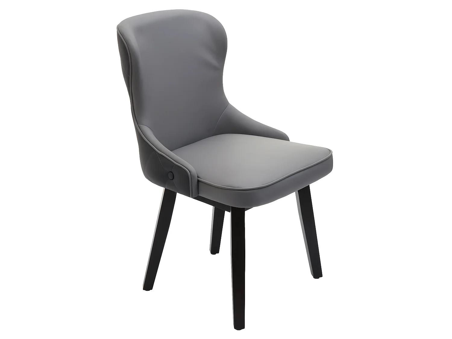 Chaise de salle à manger MCW-M60 (lot de 2),  gris foncé-gris clair