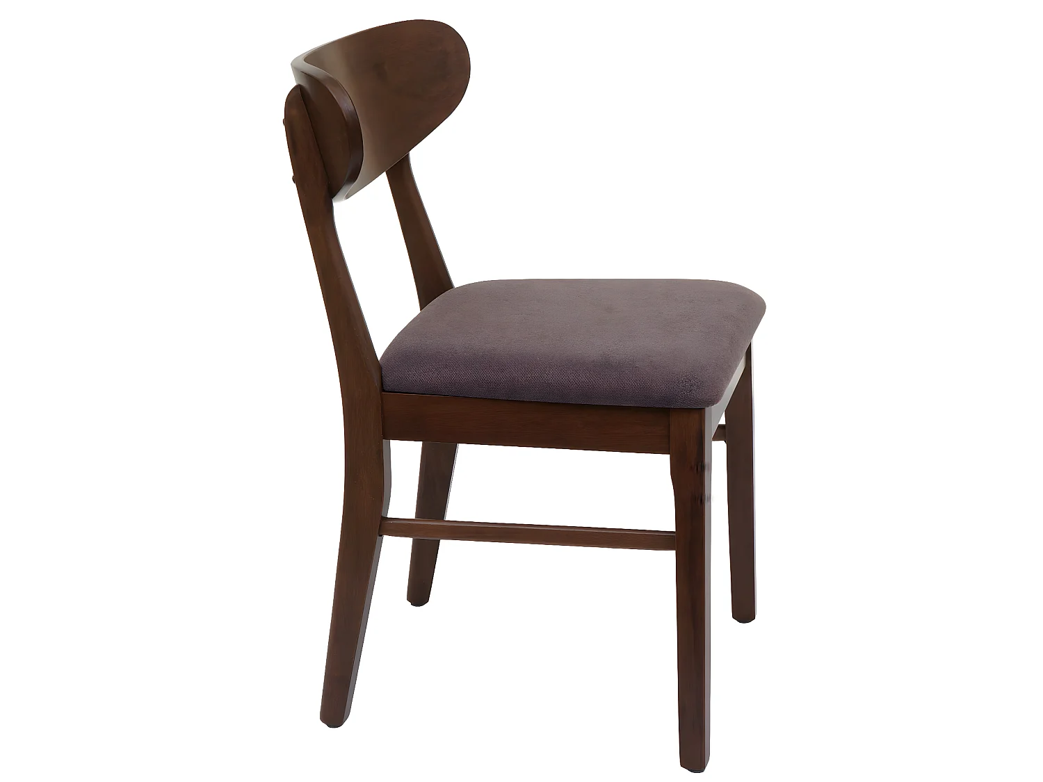 Krzesło do jadalni MCW-M59 (zestaw 2 sztuk),  ciemna rama, taupe