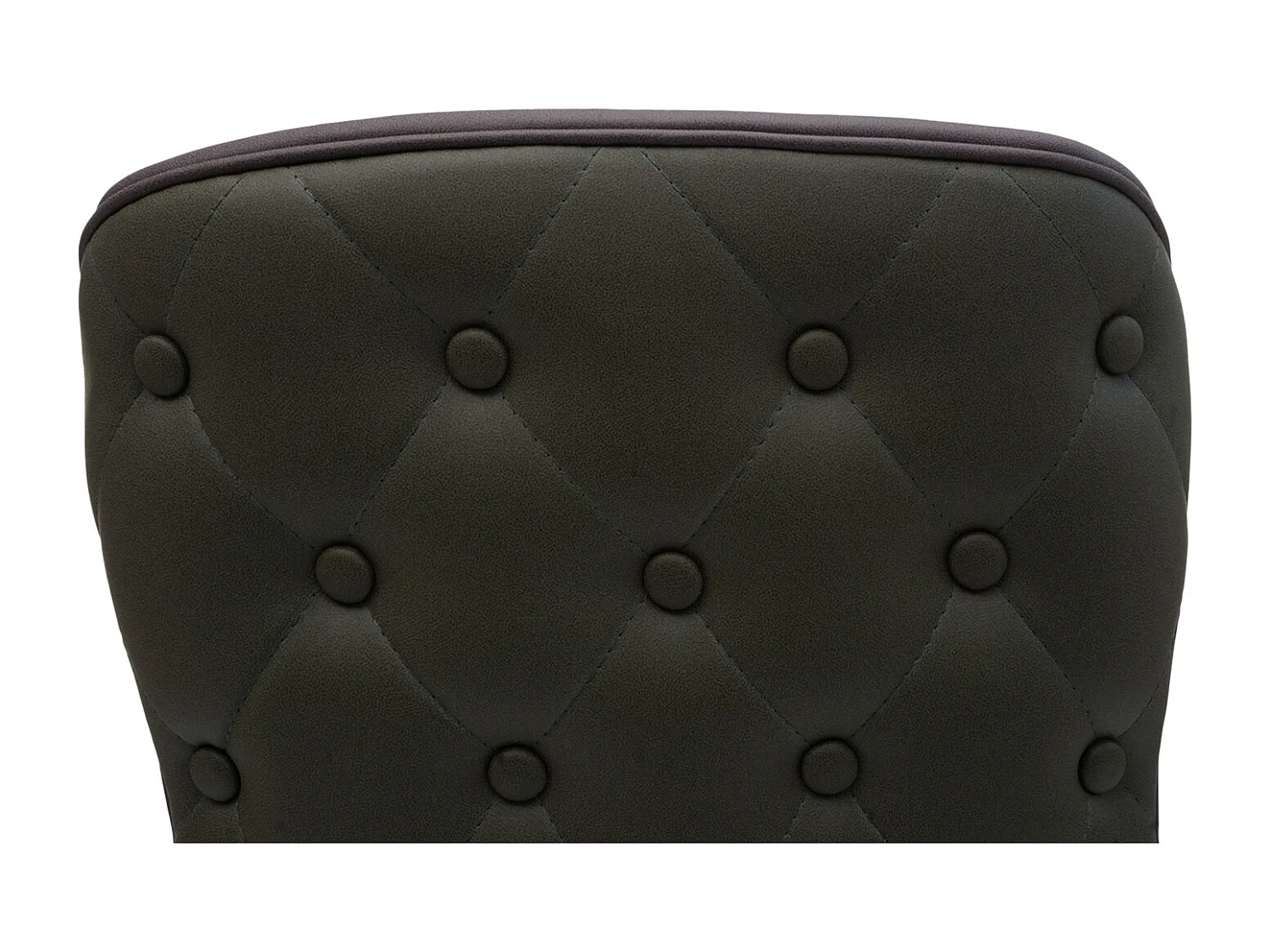 Chaise de salle à manger MCW-M60 (lot de 2),  vert foncé-gris