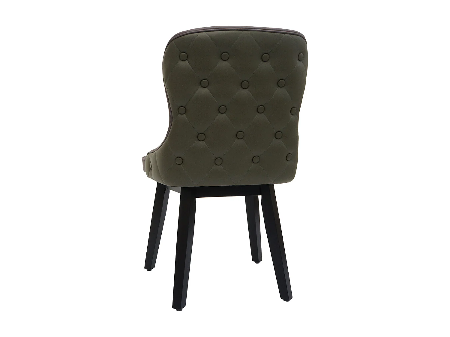 Chaise de salle à manger MCW-M60 (lot de 2),  vert foncé-gris