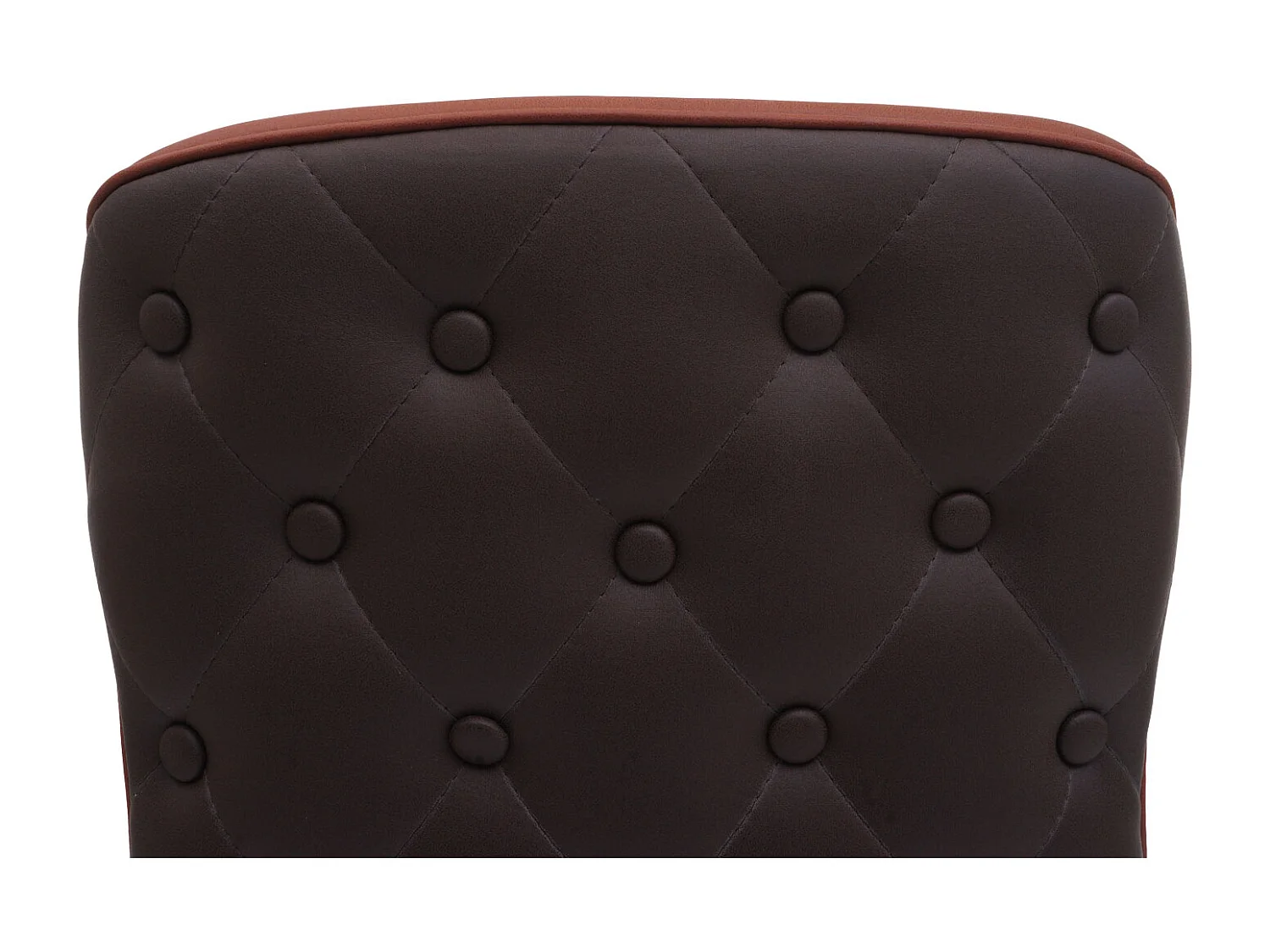 Chaise de salle à manger MCW-M60 (lot de 6),  terracotta-brun