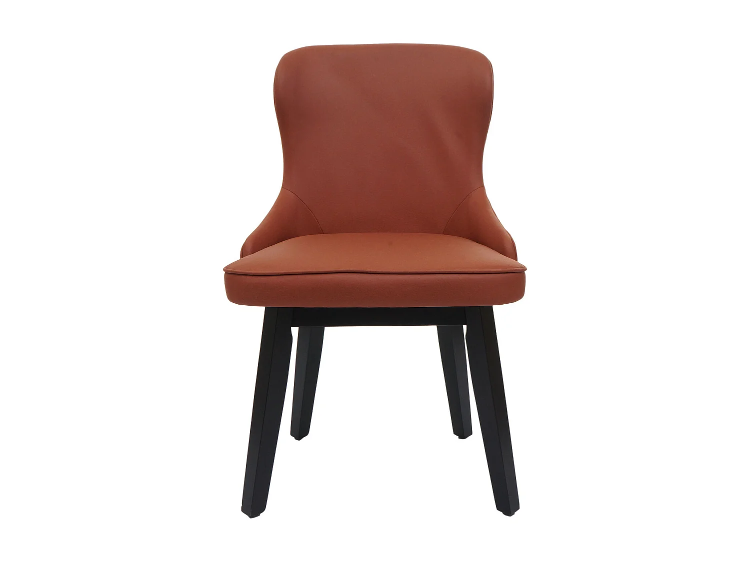 Chaise de salle à manger MCW-M60 (lot de 6),  terracotta-brun