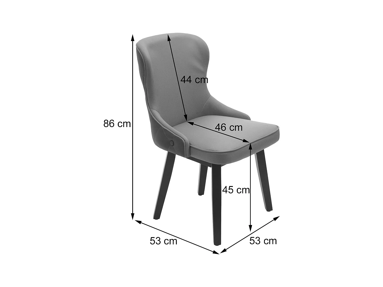 Chaise de salle à manger MCW-M60 (lot de 6),  terracotta-brun