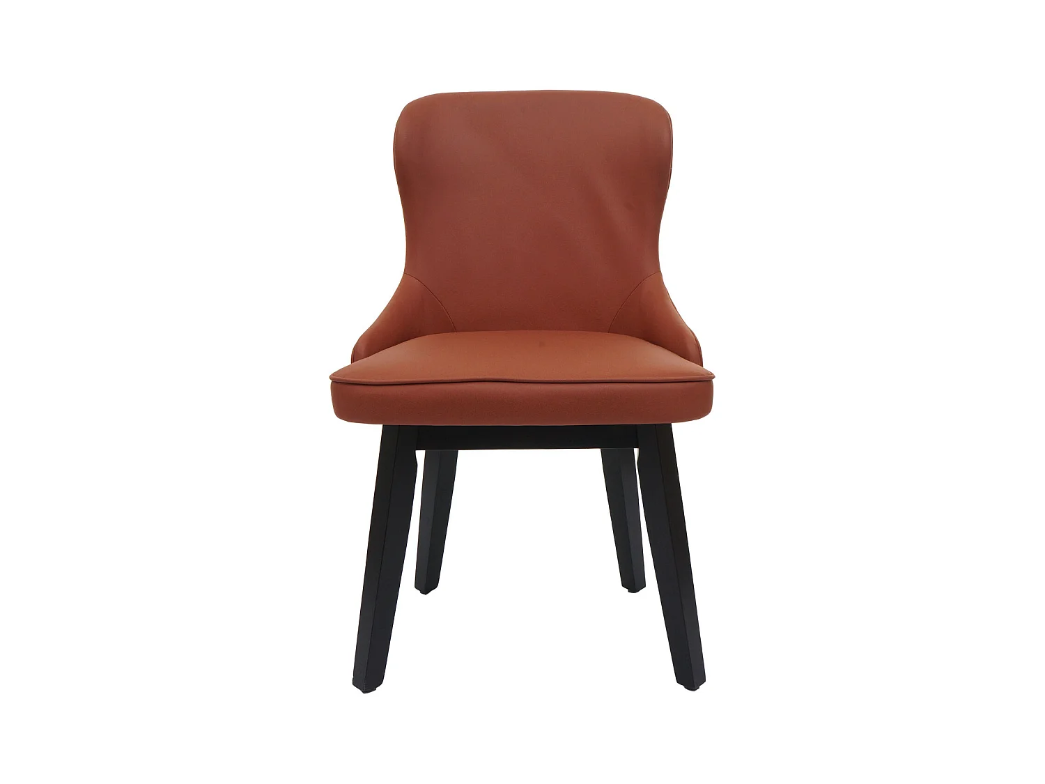 Chaise de salle à manger MCW-M60 (lot de 6),  terracotta-brun