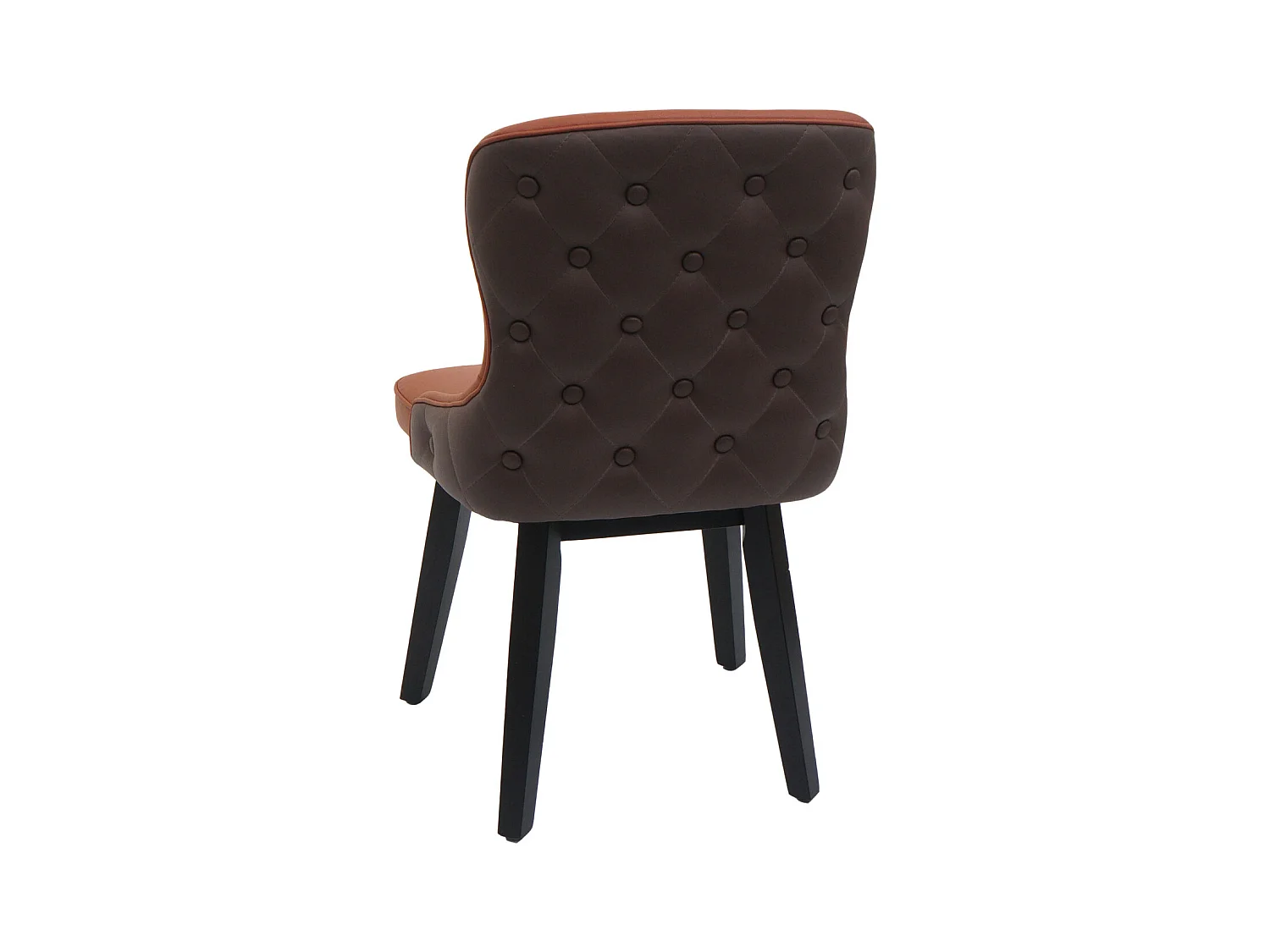 Chaise de salle à manger MCW-M60 (lot de 6),  terracotta-brun