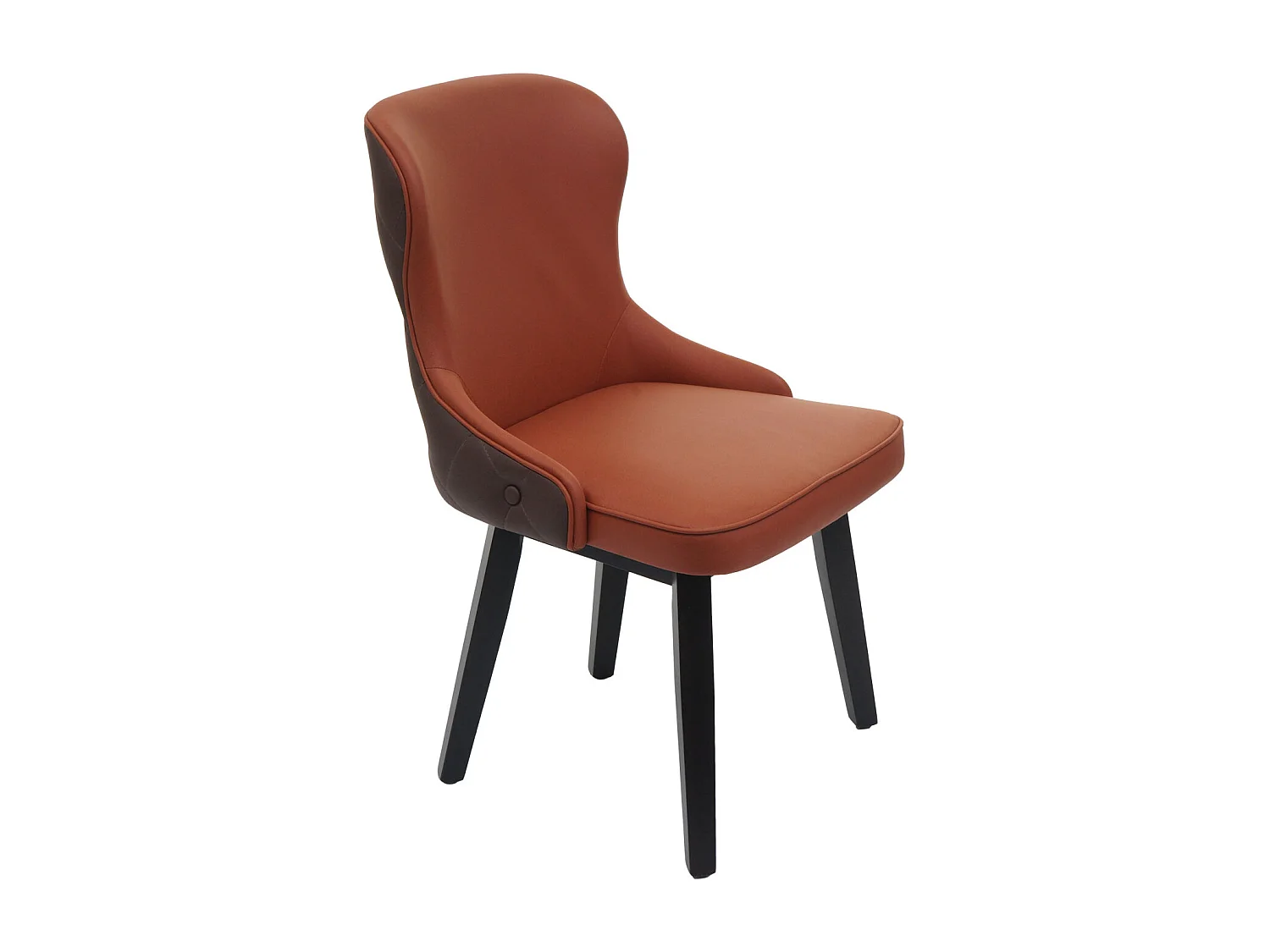 Chaise de salle à manger MCW-M60 (lot de 6),  terracotta-brun