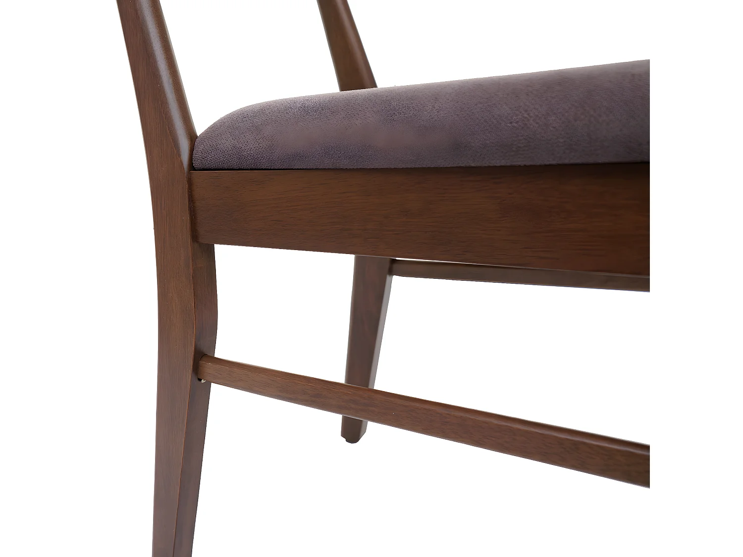 Esszimmerstuhl MCW-M59 (6er-Set), Dunkles Gestell, taupe