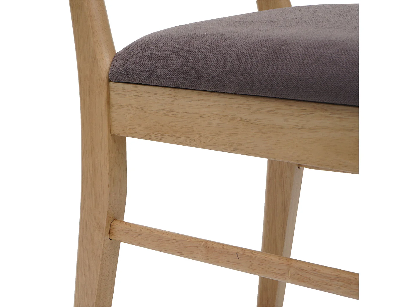 Silla de comedor MCW-M59 (juego de 6),  estructura color claro, topo