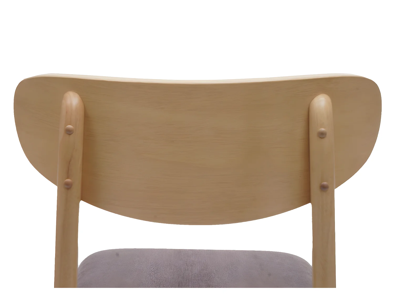 Chaise de salle à manger MCW-M59 (lot de 6),  piétement clair, taupe