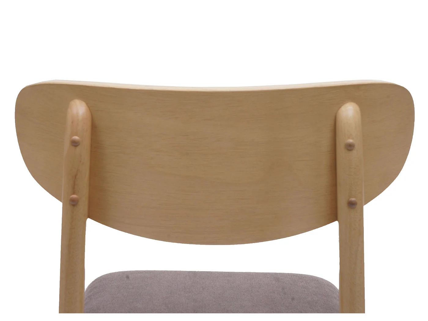 Chaise de salle à manger MCW-M59 (lot de 6),  piétement clair, taupe