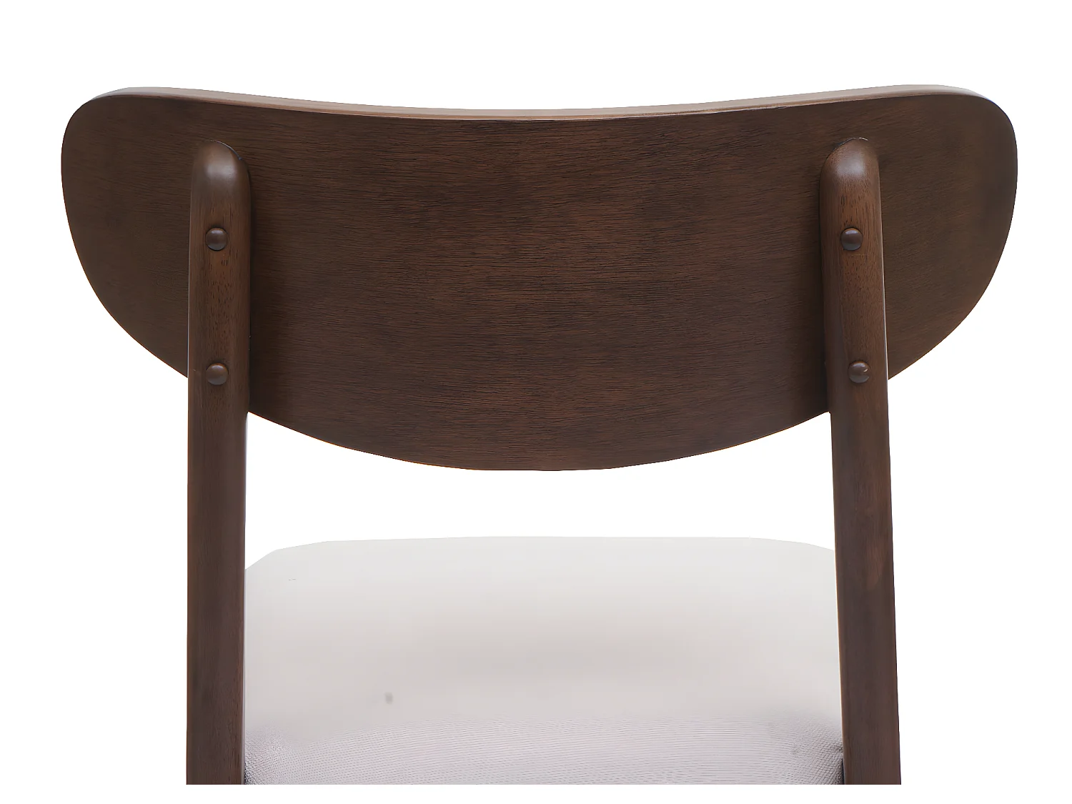 Chaise de salle à manger MCW-M59 (lot de 6),  bâti foncé, crème