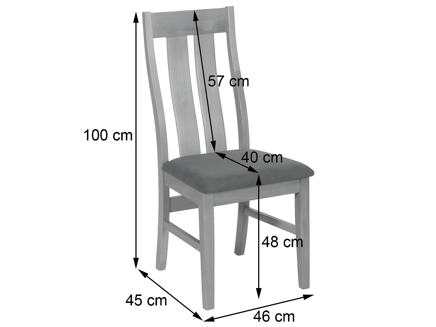 MCW-M58 eetkamerstoel (set van 2),  lichtgekleurd frame, taupe