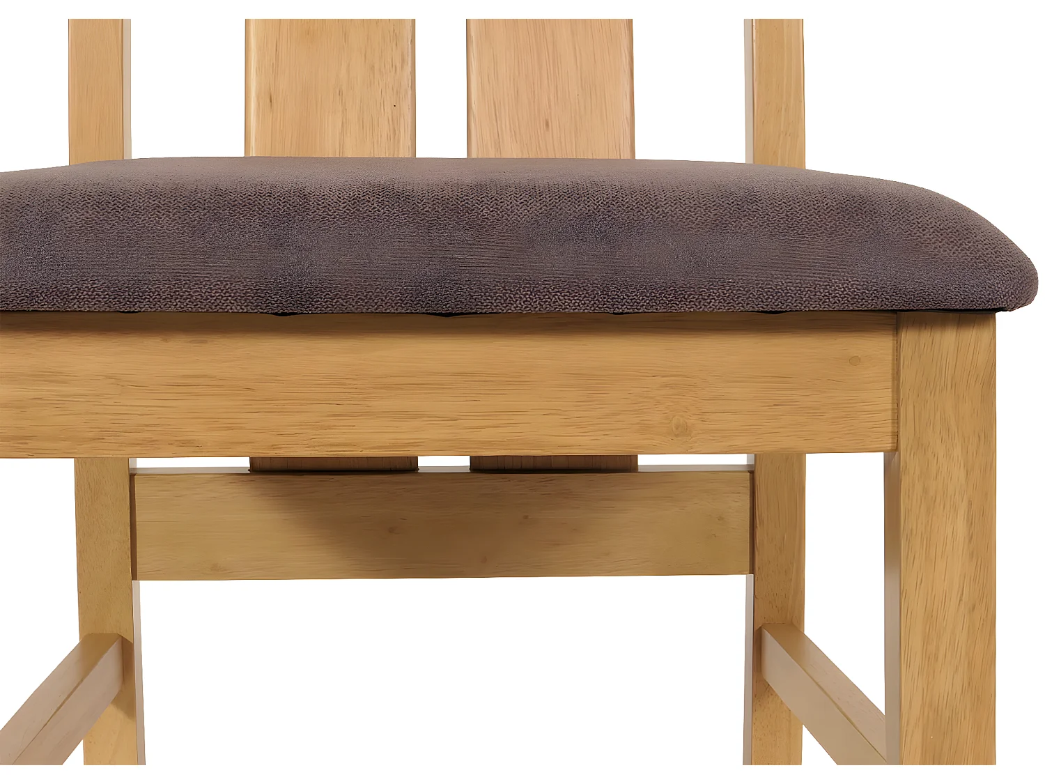 MCW-M58 eetkamerstoel (set van 2),  lichtgekleurd frame, taupe