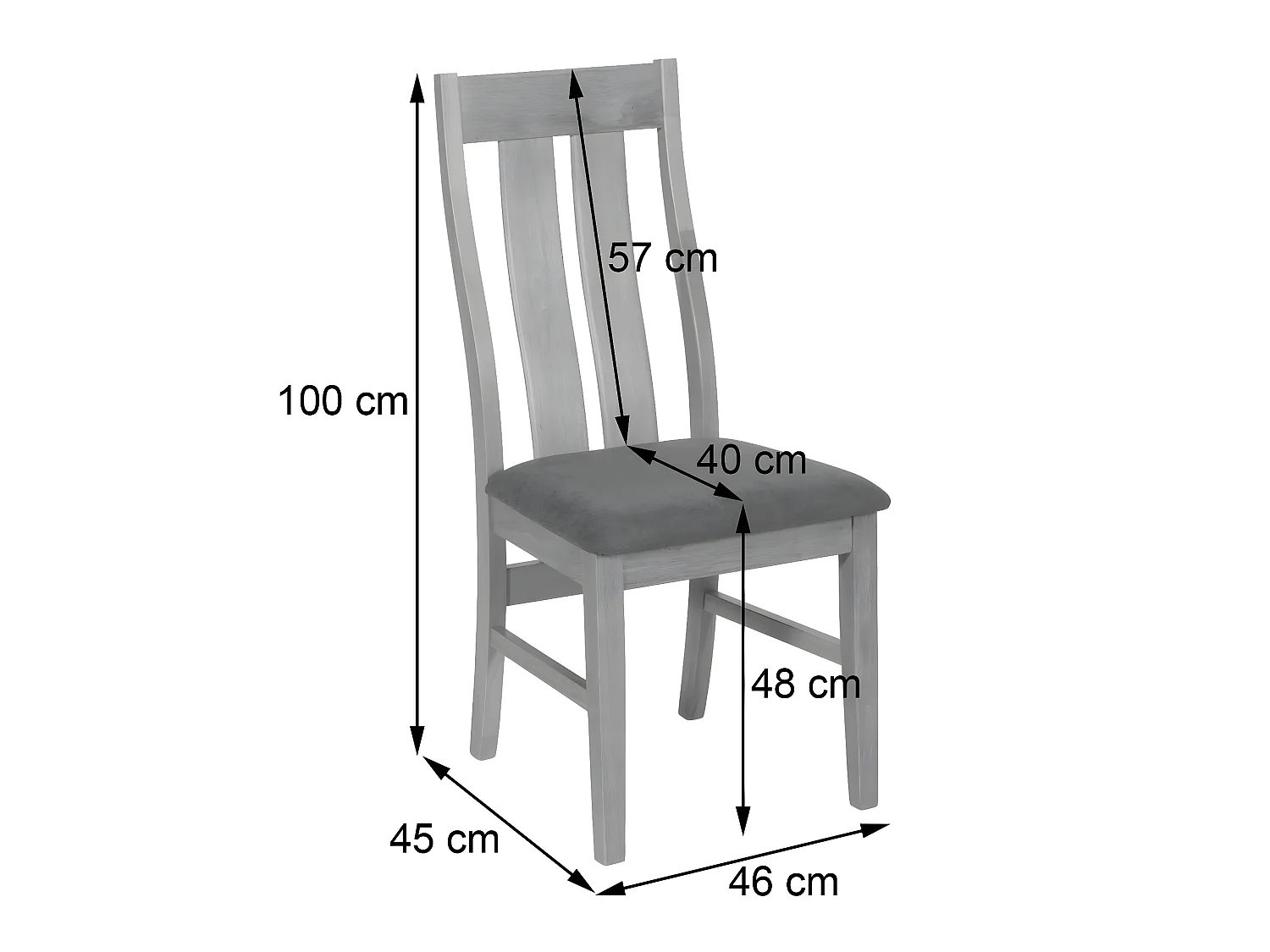 Esszimmerstuhl MCW-M58 (2er-Set), Helles Gestell, taupe