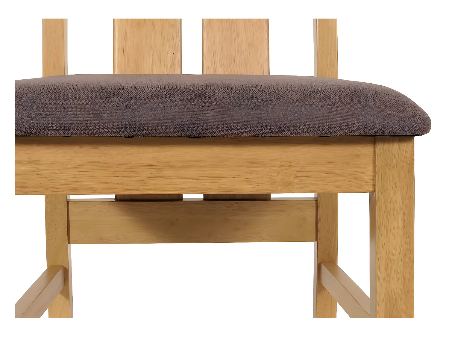Esszimmerstuhl MCW-M58 (2er-Set), Helles Gestell, taupe