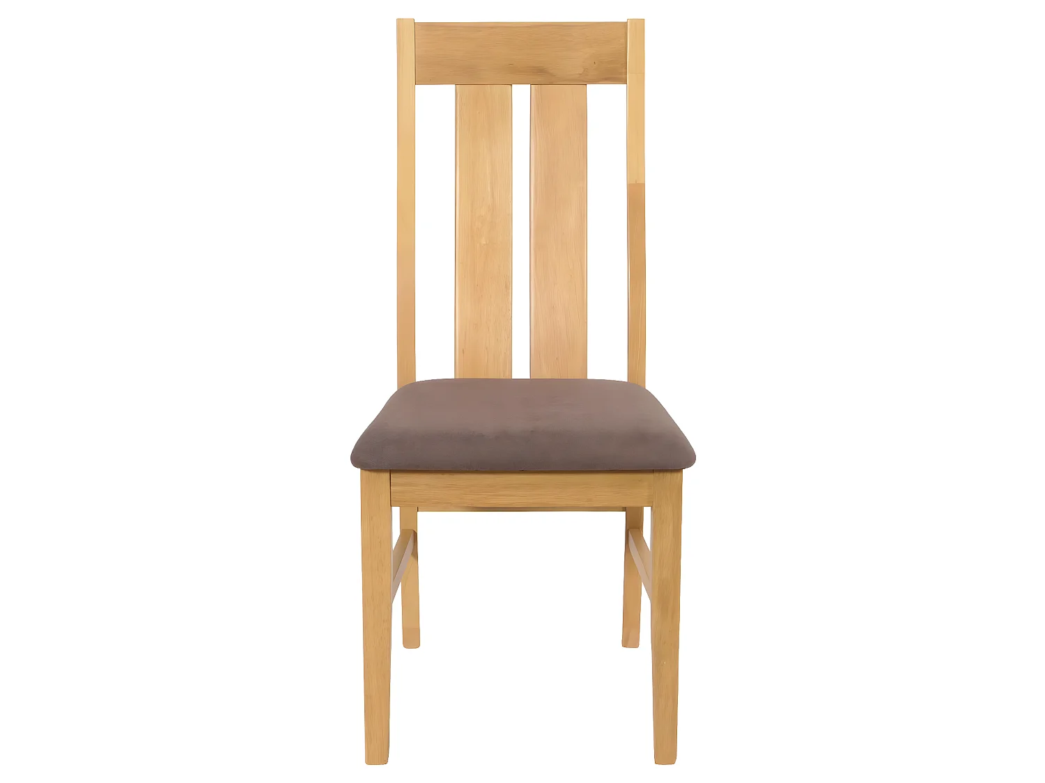 MCW-M58 eetkamerstoel (set van 2),  lichtgekleurd frame, taupe