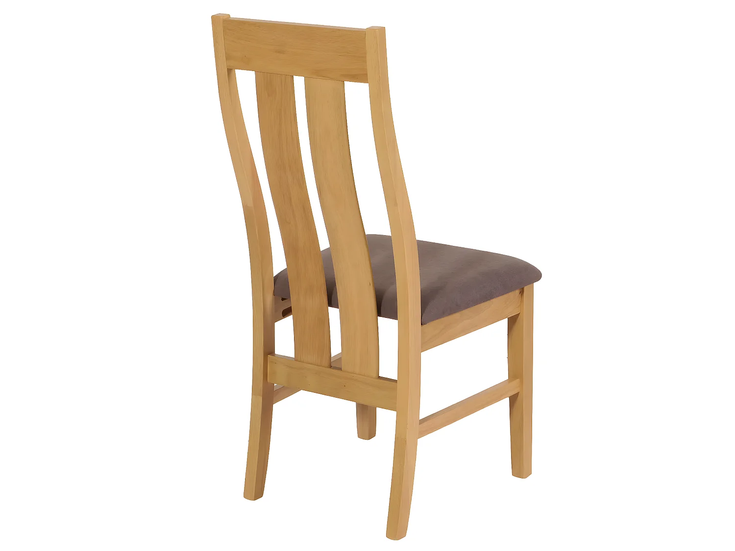 MCW-M58 eetkamerstoel (set van 2),  lichtgekleurd frame, taupe