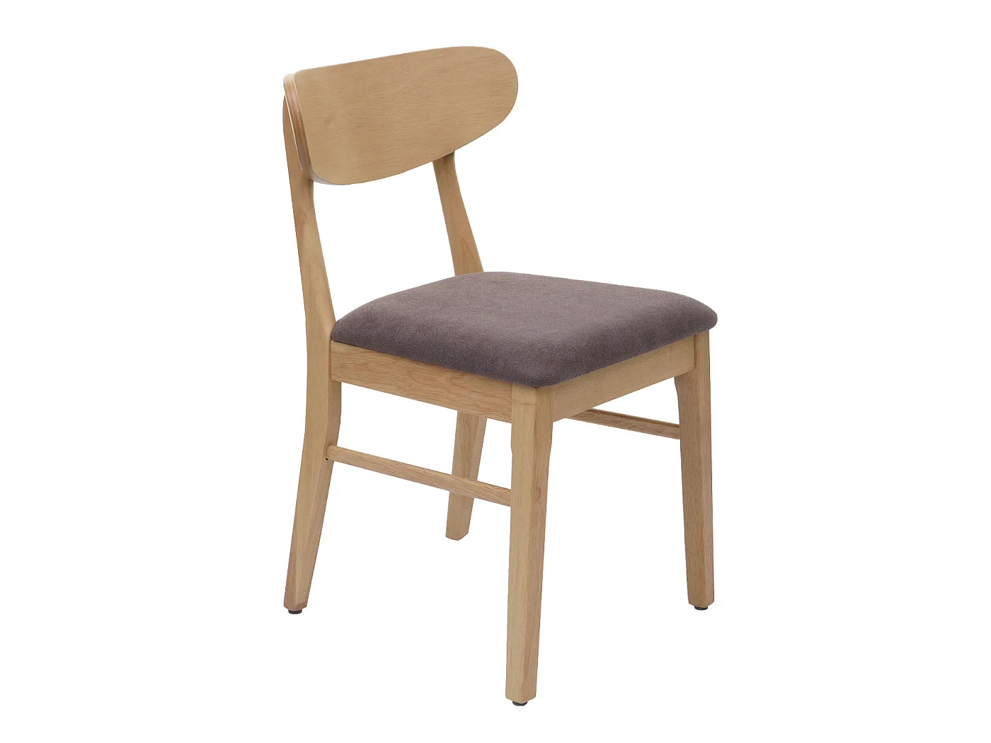 Esszimmerstuhl MCW-M59 (2er-Set), Helles Gestell, taupe