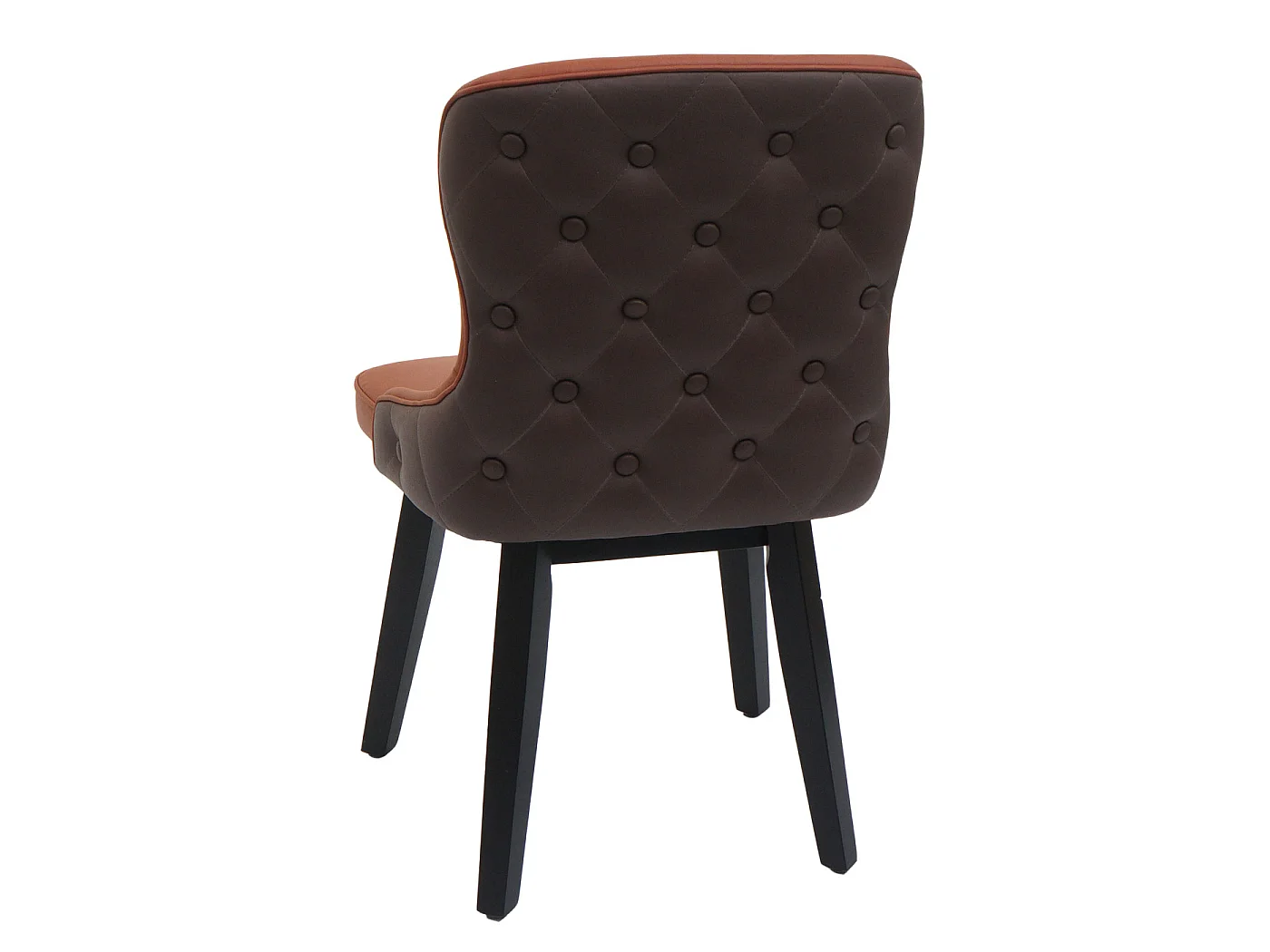 Esszimmerstuhl MCW-M60 (2er-Set), Terracotta-braun