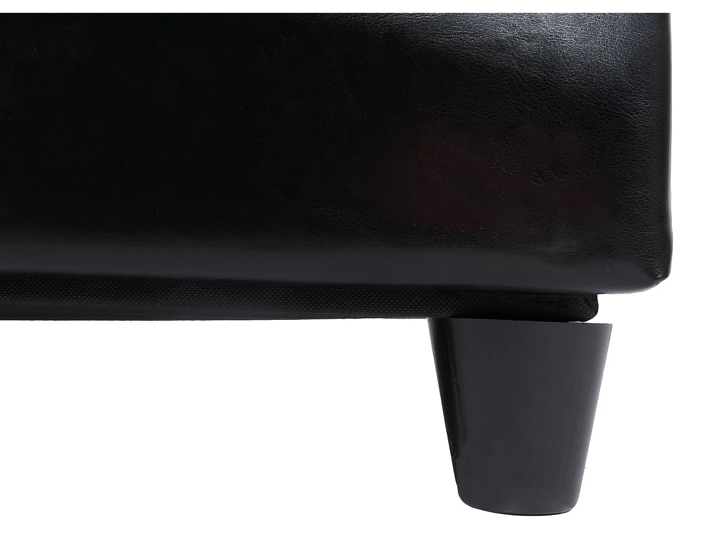 Ławka z schowkiem Arezzo XXL,  czarna