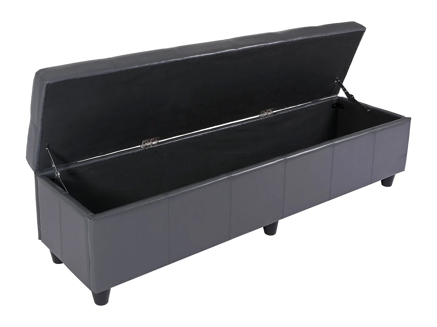 Bank met opbergruimte Arezzo XXL,  grijs