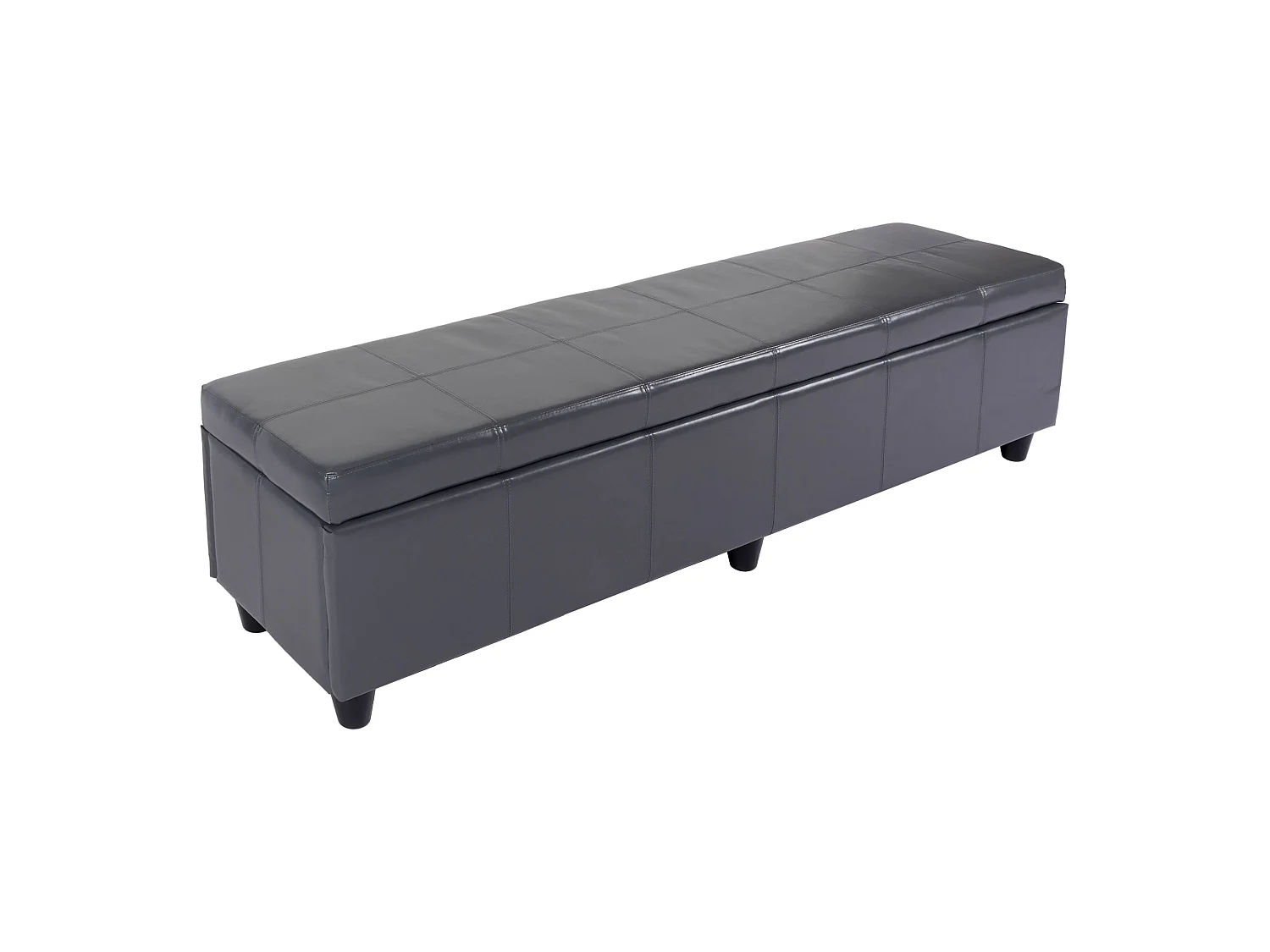 Ławka ze schowkiem Arezzo XXL,  szary