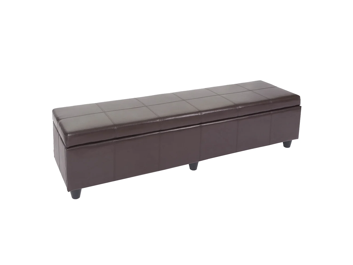 Sitzbank mit Aufbewahrung Arezzo XXL, Braun