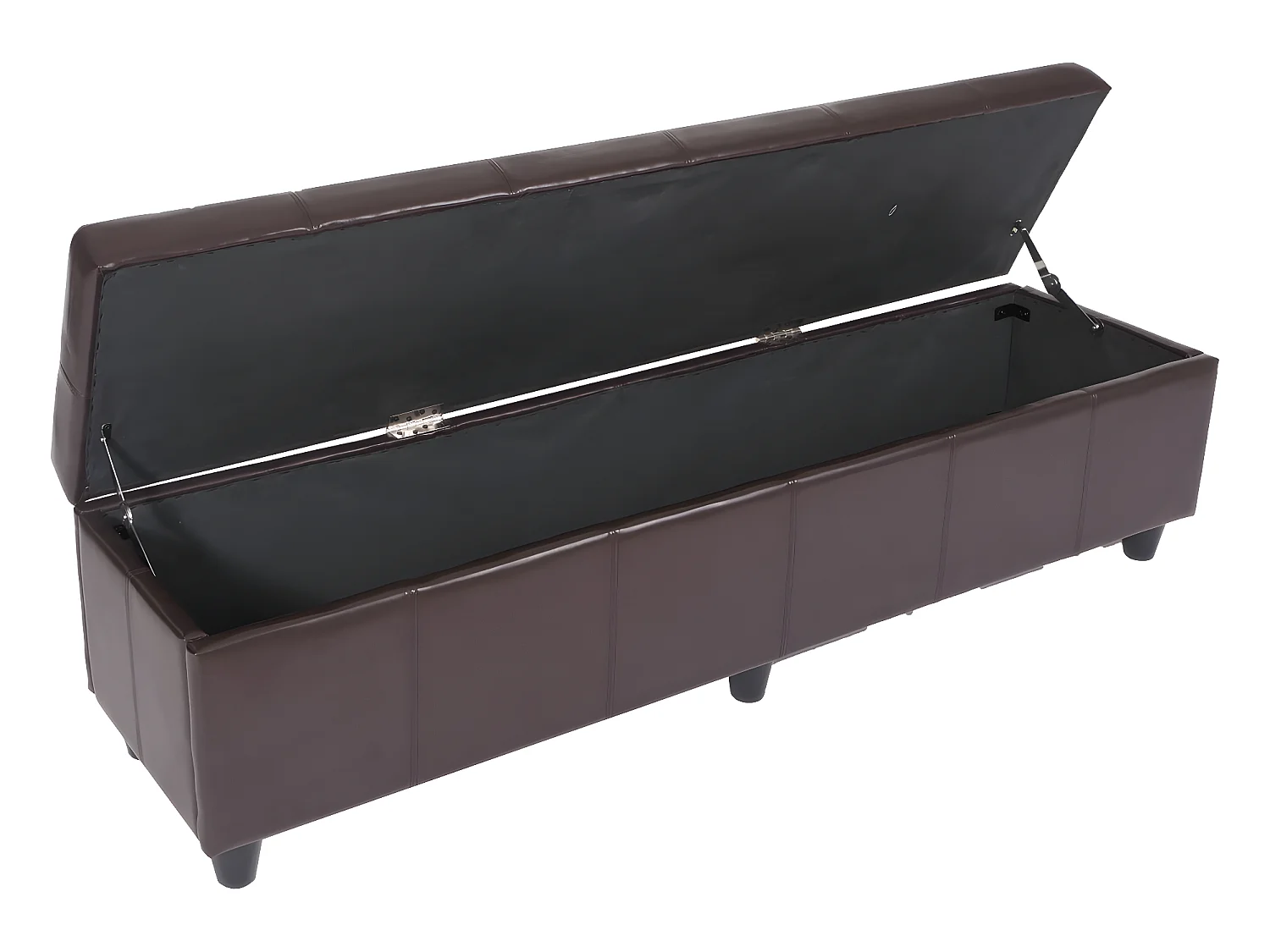 Sitzbank mit Aufbewahrung Arezzo XXL, Braun