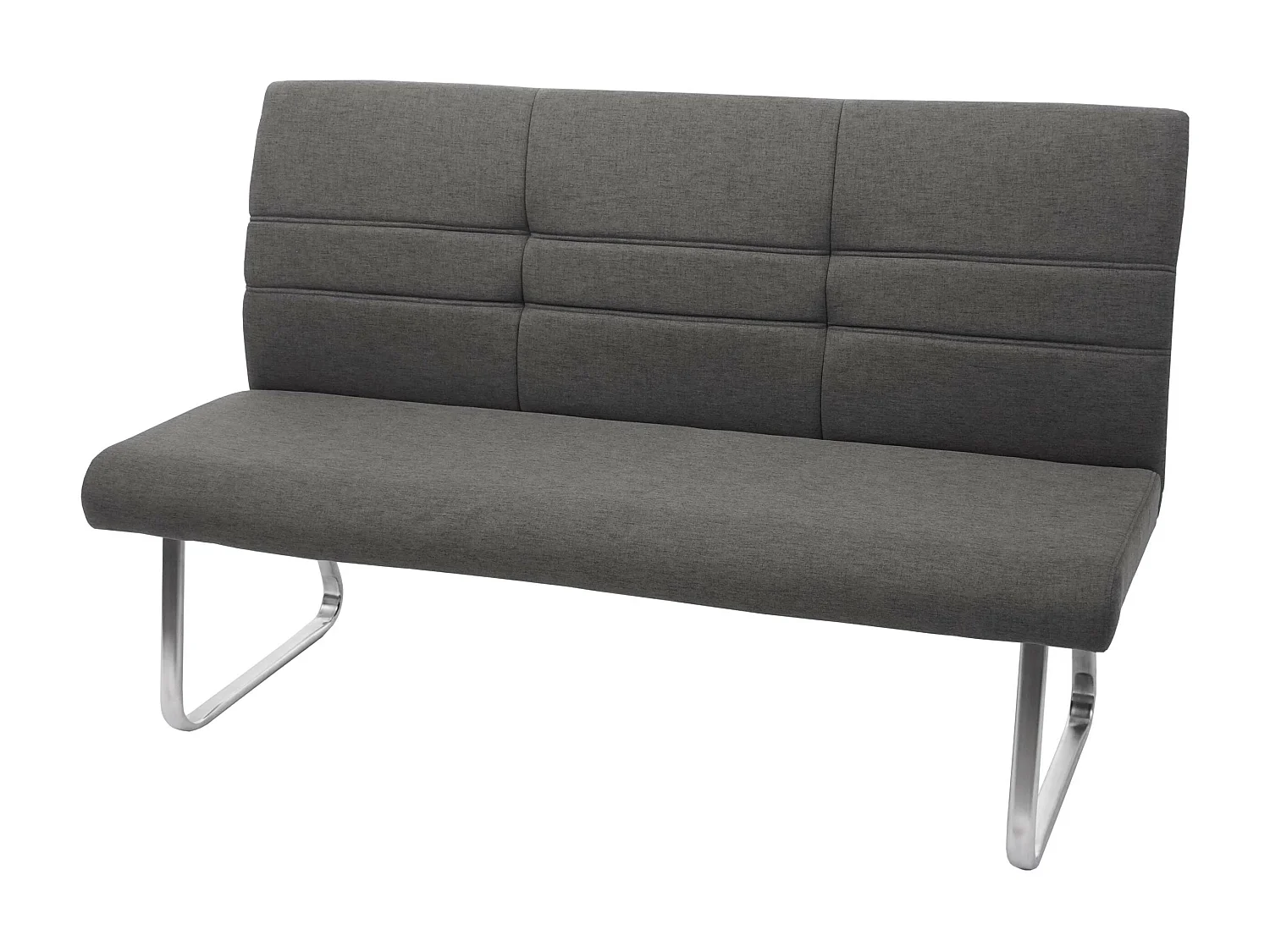 Bank MCW-G55,  grijsbruin 160cm