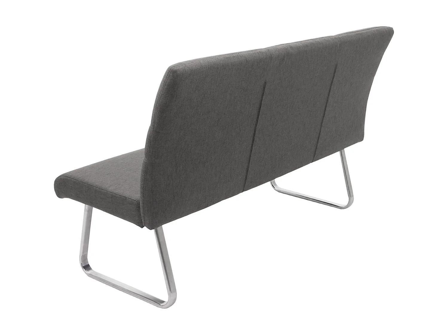 Bank MCW-G55,  grijsbruin 160cm