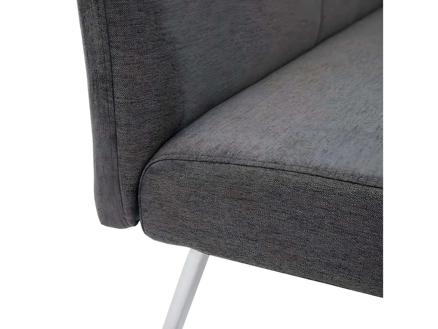 Bank MCW-G55,  grijsbruin 160cm