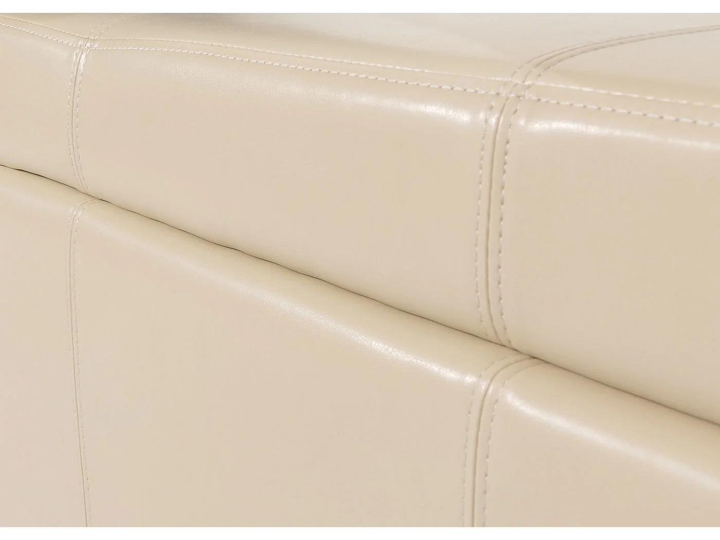 Ławka z schowkiem Arezzo XXL,  kremowa