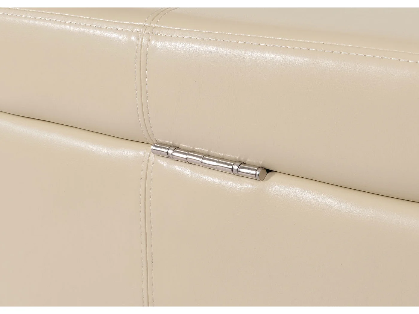 Ławka z schowkiem Arezzo XXL,  kremowa