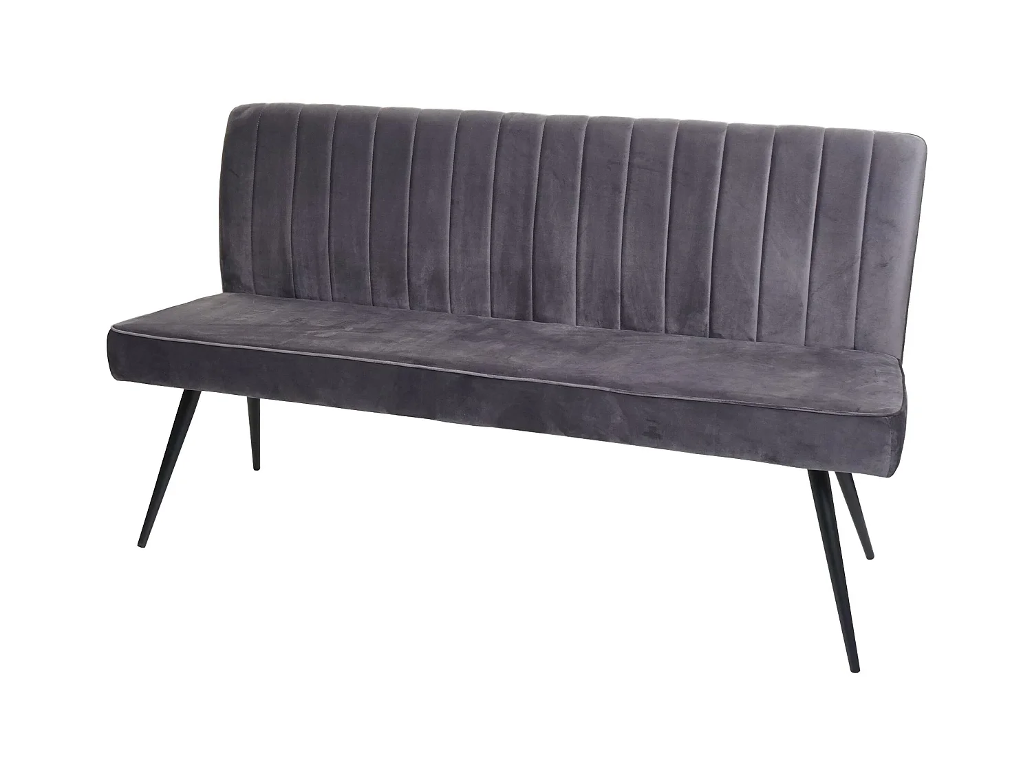 Bankzitting MCW-K16,  160cm donkergrijs