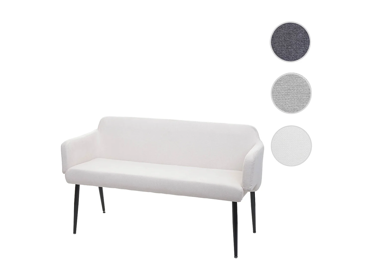 Bank MCW-L13,  crème-wit