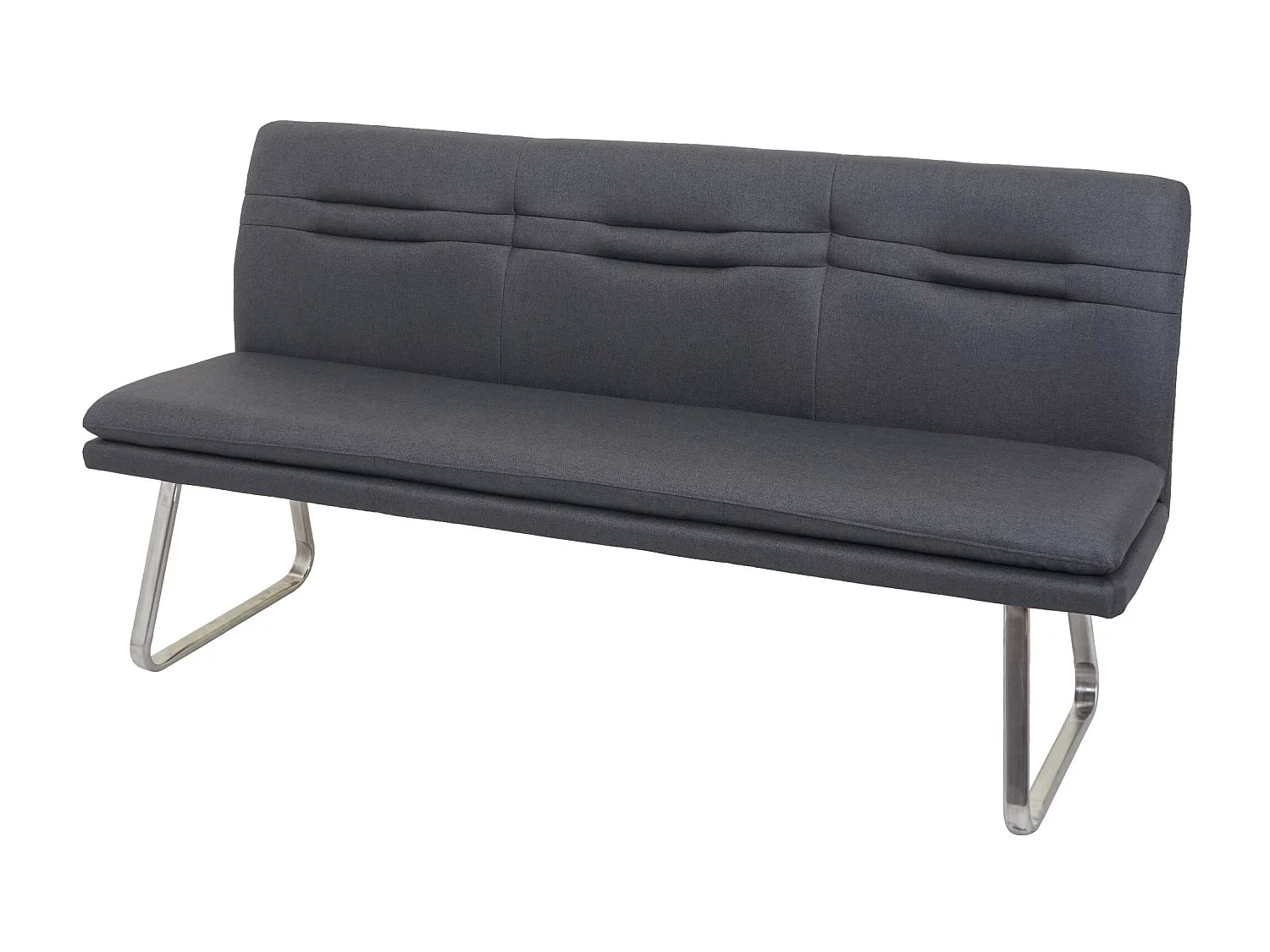 Sitzbank MCW-H70, Grau 180cm