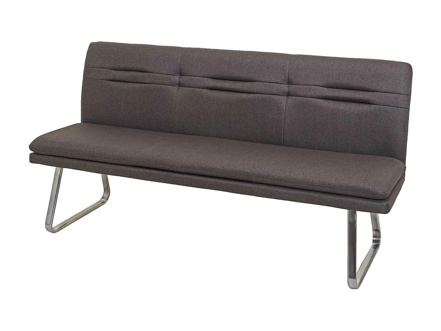 Sitzbank MCW-H70, Grau-braun 180cm