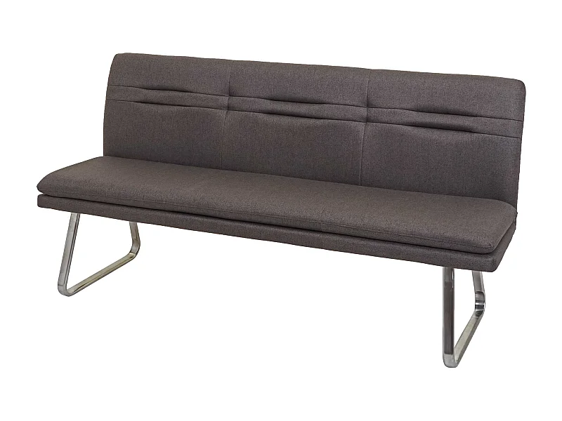 Sitzbank MCW-H70, Grau-braun 180cm