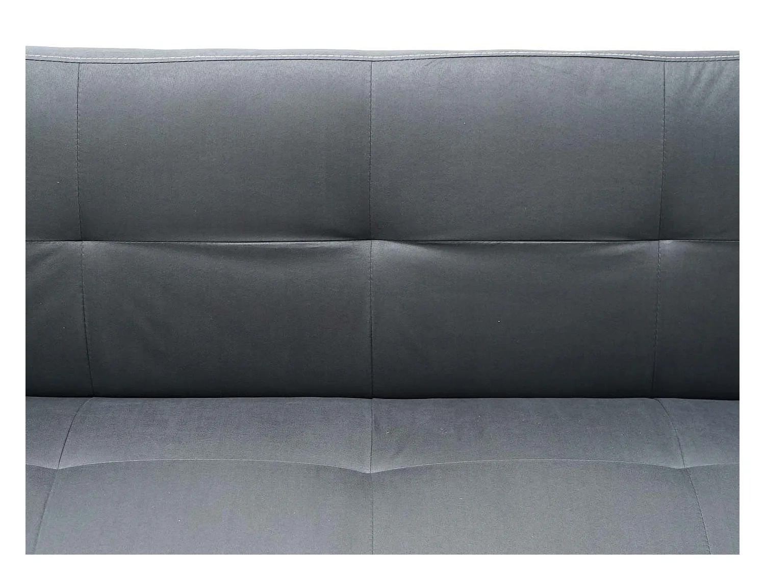 3er-Sofa MCW-G11, Stoff/Textil, grau
