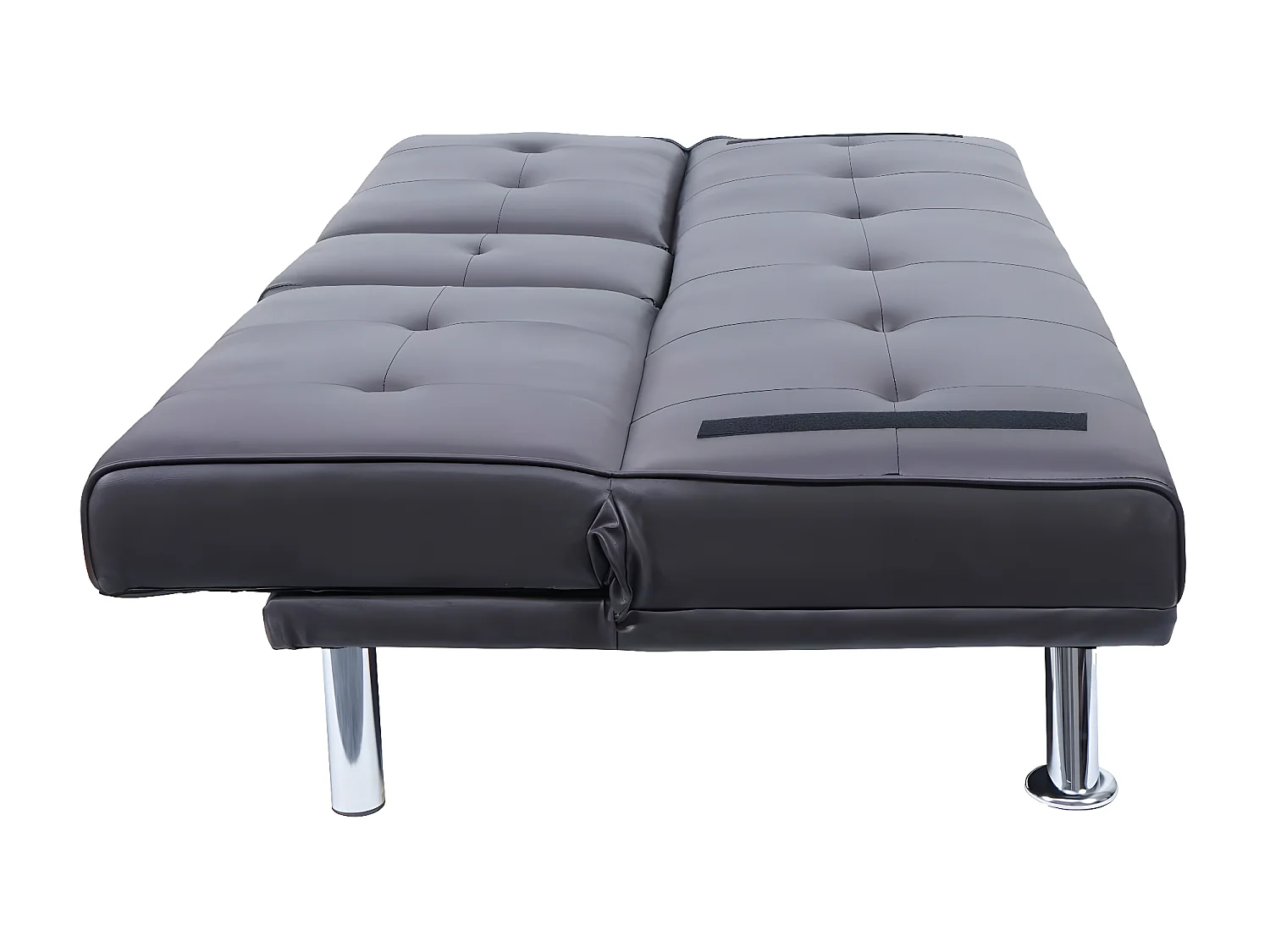 3-osobowa sofa MCW-F60,  imitacja skóry, brązowy