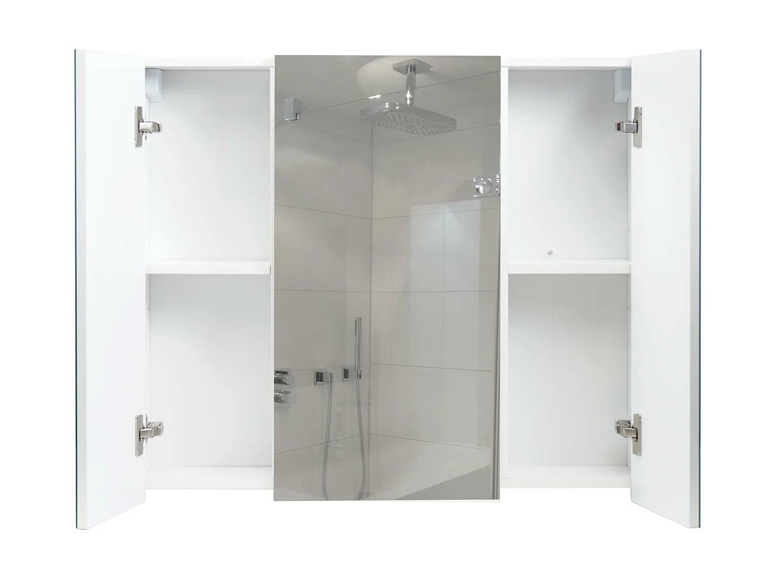 Spiegelschrank MCW-B19b, Weiß