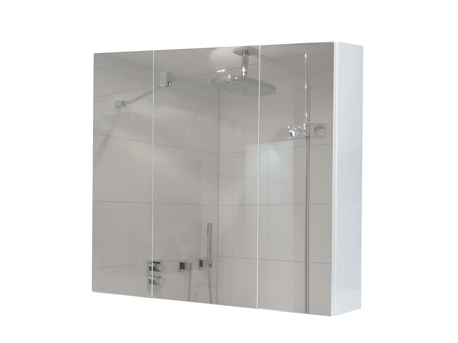 Szafka z lustrem MCW-B19b,  biała