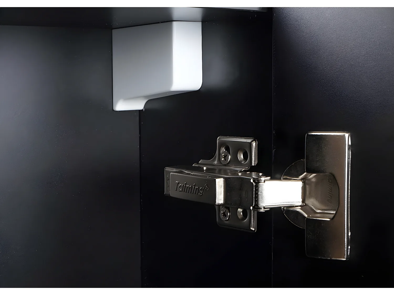 Szafka z lustrem MCW-B19b,  czarny