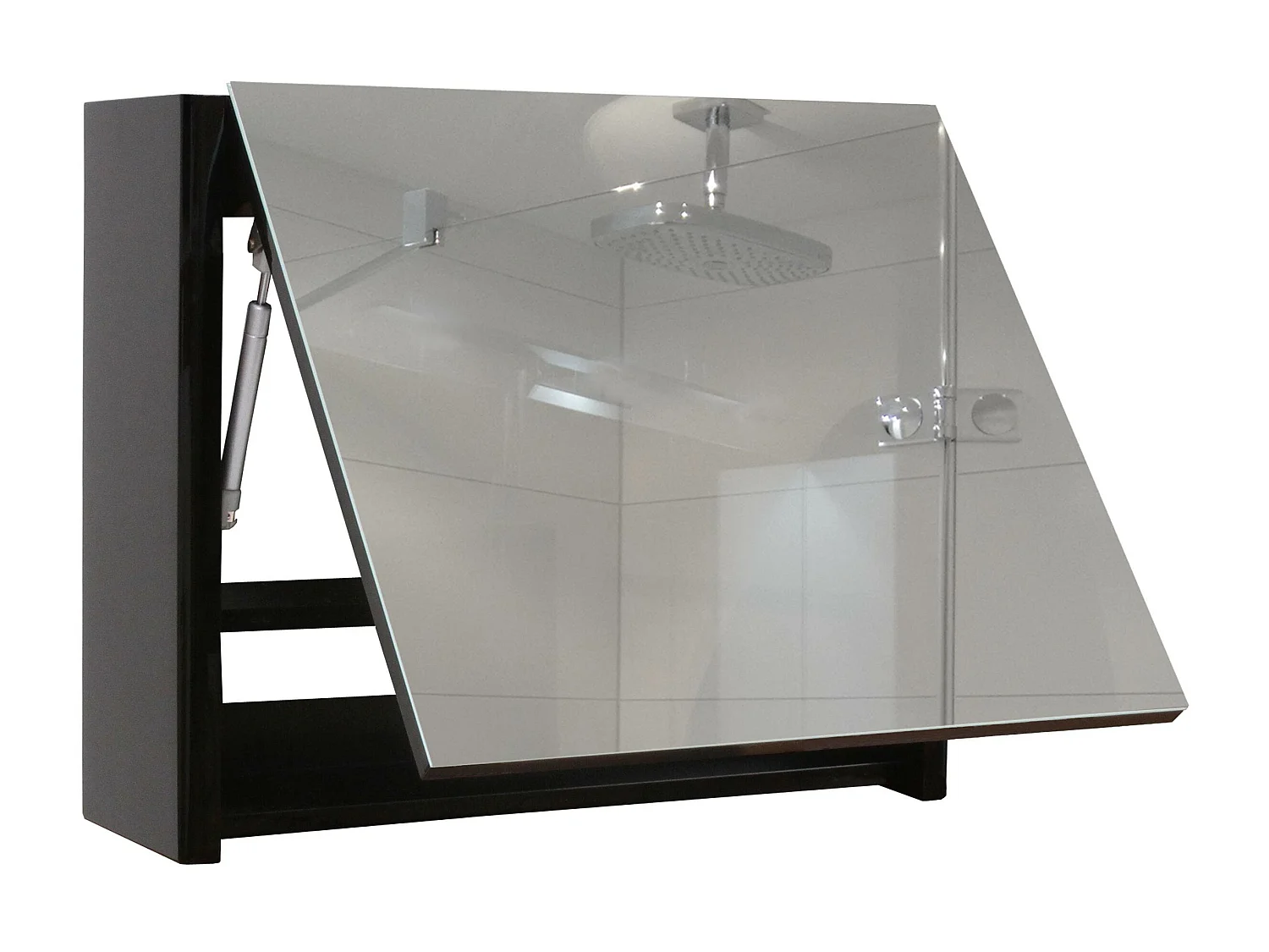 Spiegelschrank MCW-B19, Schwarz