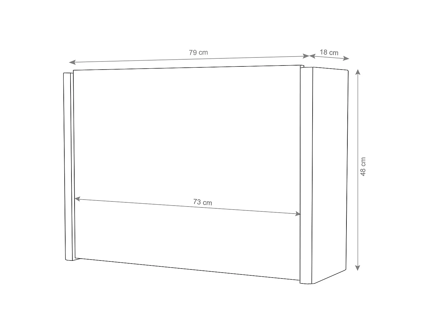 Spiegelschrank MCW-B19, Schwarz