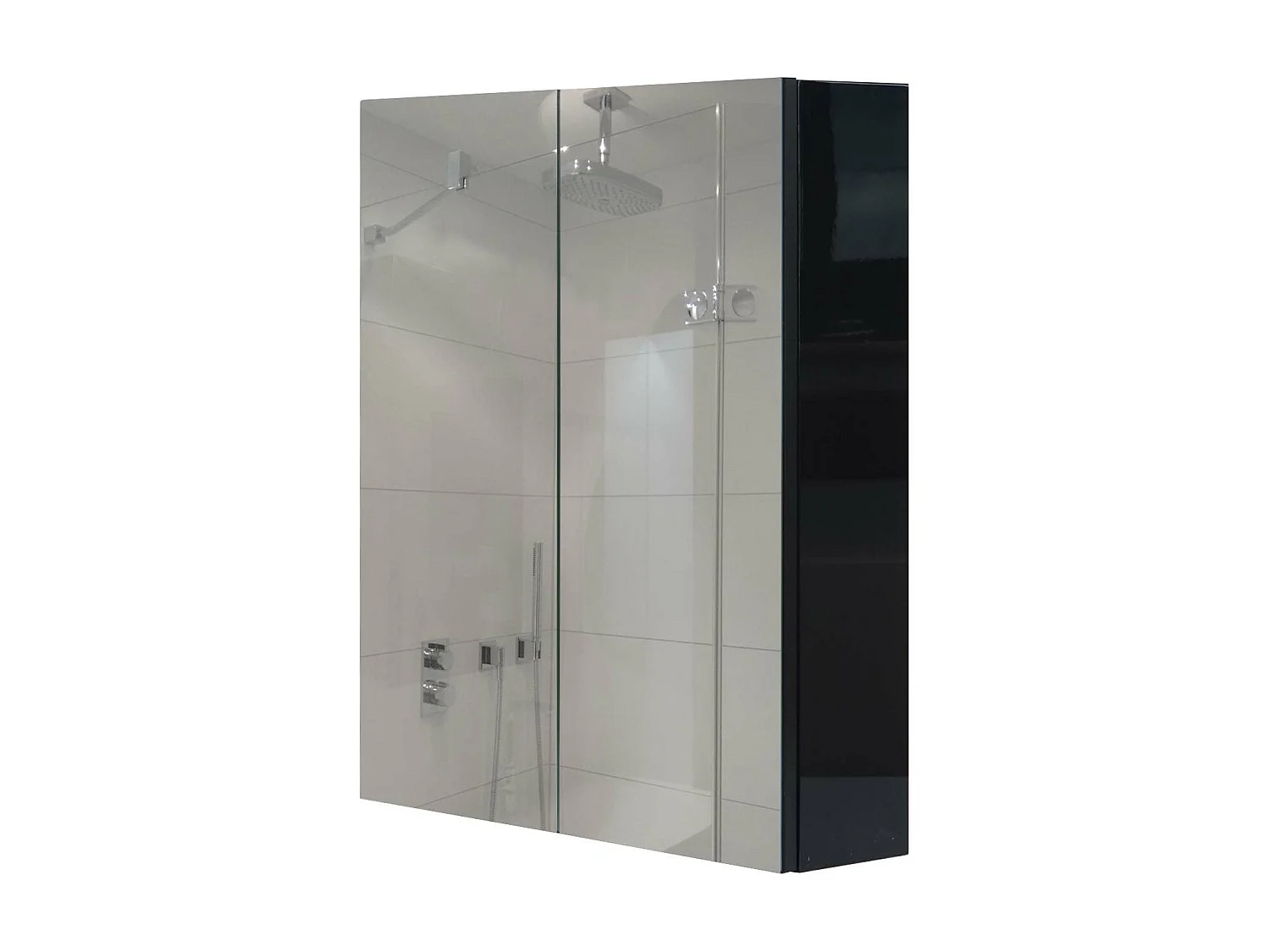 Spiegelkast MCW-B19b,  zwart