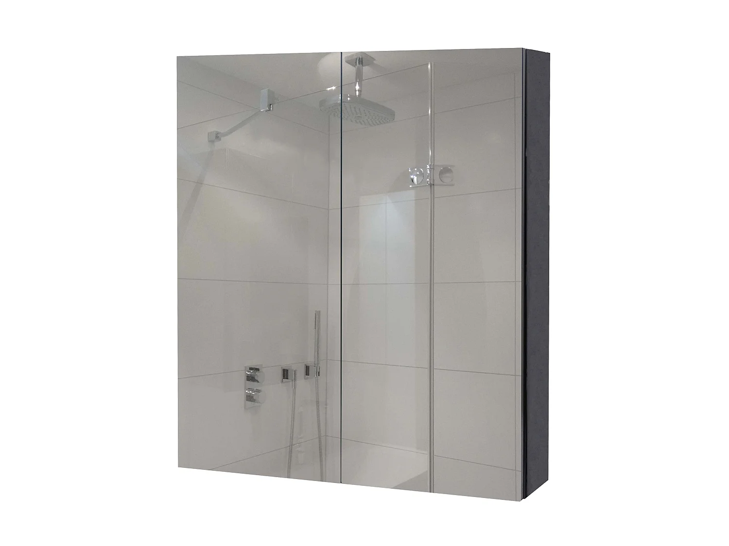 Spiegelkast MCW-B19b,  zwart