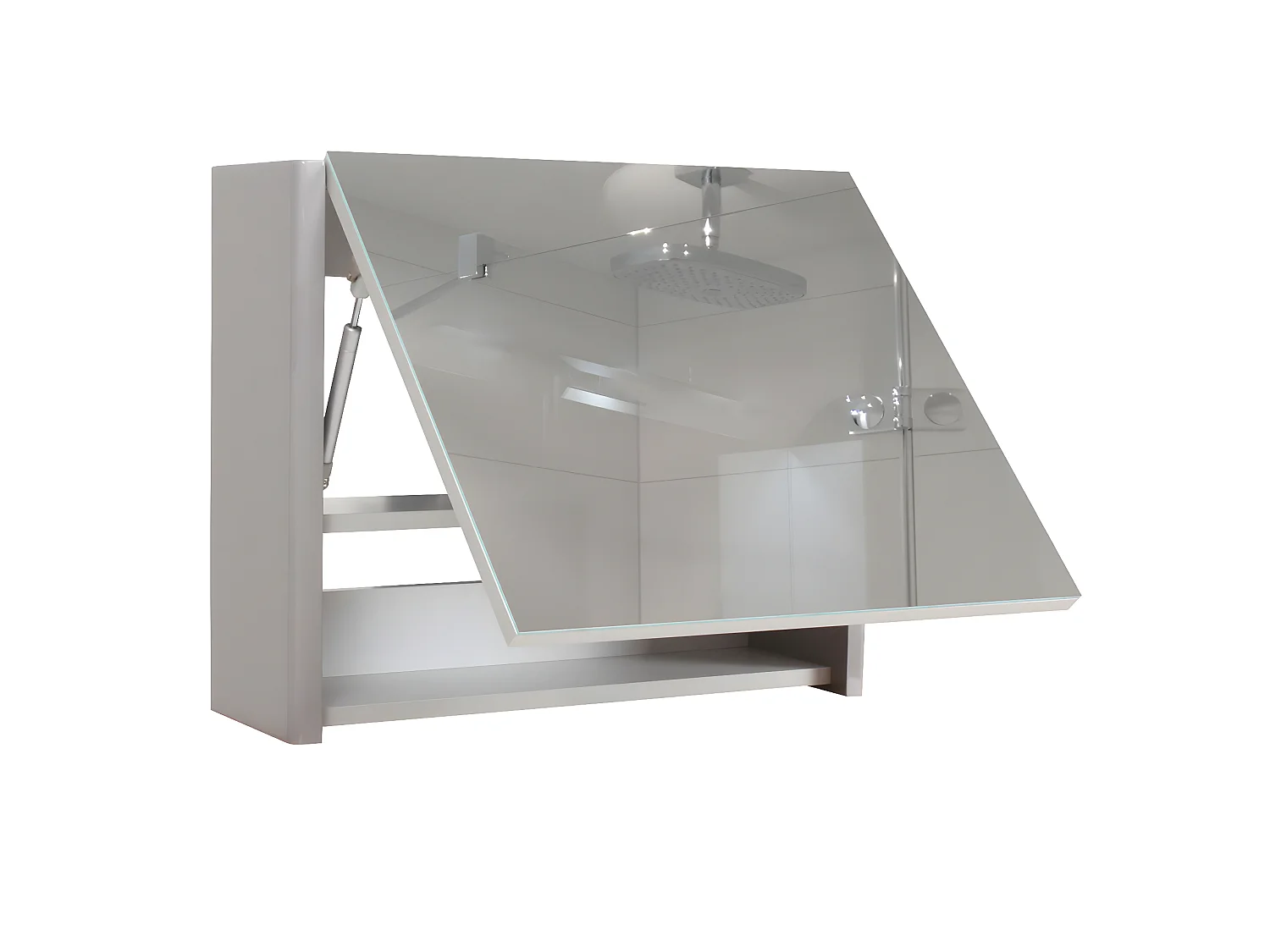 Spiegelschrank MCW-B19, Grau