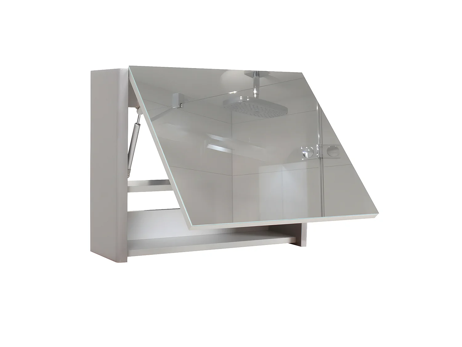 Spiegelschrank MCW-B19, Grau